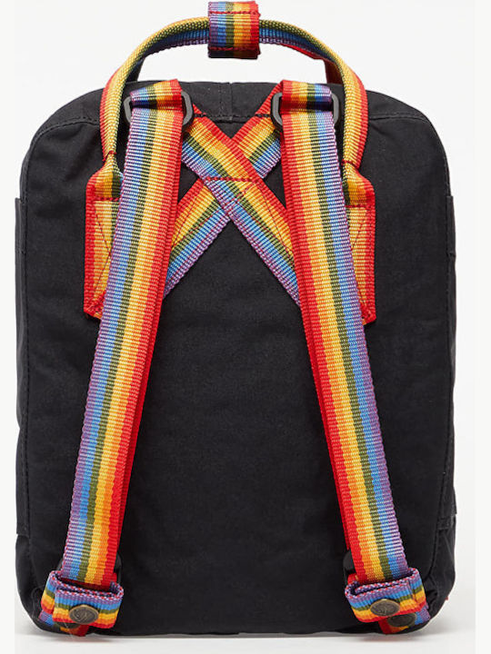 Fjallraven Kånken Rainbow Mini 7lt Μαύρο Fjallraven Kånken Rainbow Mini 7lt Μαύρο