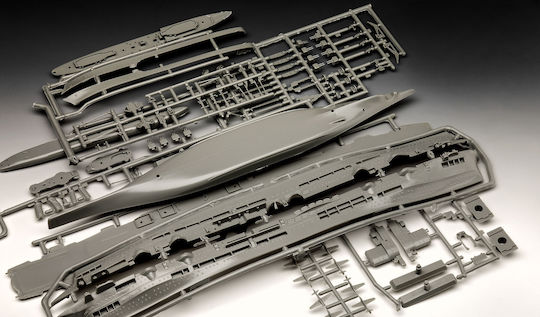 Revell HMS Ark Royal & Tribal Class Destroyer Фигура за Моделизъм Кораб 110 Части в Мащаб 1:720