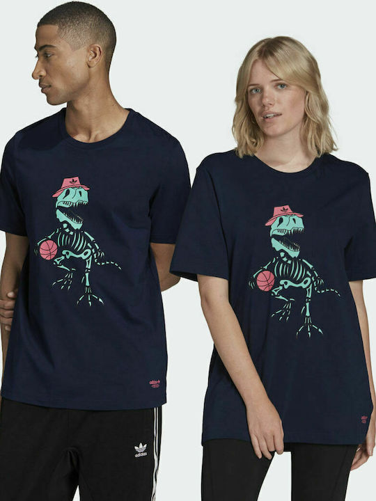 Adidas Dino Ανδρικό T-shirt Collegiate Navy