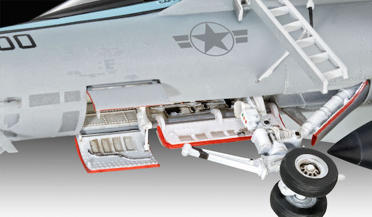 Revell Top Gun Maverick's F/A-18E Super Hornet Modeling Figure Airplane Black 161 Pieces in Scale 1:48
