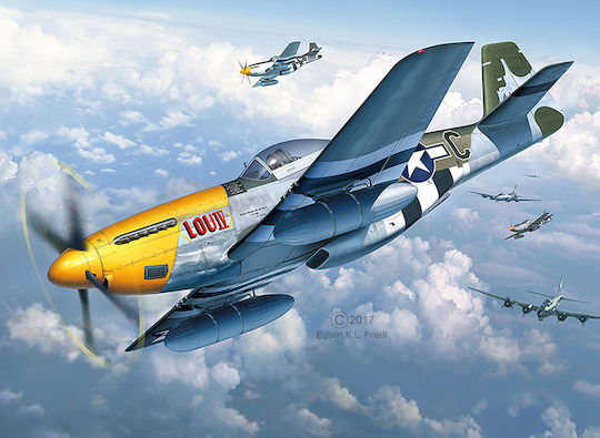 Revell Моделна фигура Самолет P-51D-5NA Mustang в мащаб 1:32