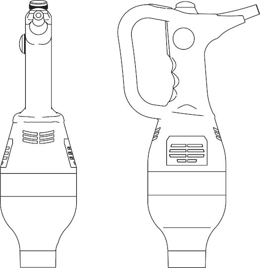 Sirman Vortex 55 VT Commercial Hand Blender 550W with Shaft