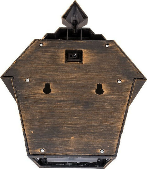 GloboStar Wall Mounted Solar Light Traffic light 1W 40lm Cold White 6000K with Motion Sensor and Photocell IP65