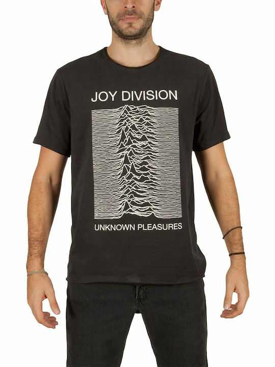 Amplified Joy Division Unknown Pleasures T-shirt Γκρι Βαμβακερό Ανθρακί Amplified Joy Division Unknown Pleasures T-shirt Γκρι Βαμβακερό Ανθρακί
