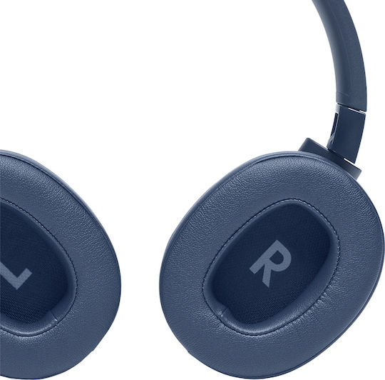 JBL Tune 760NC Wireless / Wired Over Ear Headphones with 35 hours of Operation and Quick Charge Blue