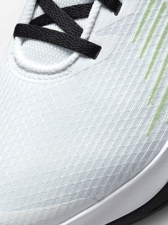 Precision 5 Low Basketball Shoes White / Black / Barely Volt / Volt