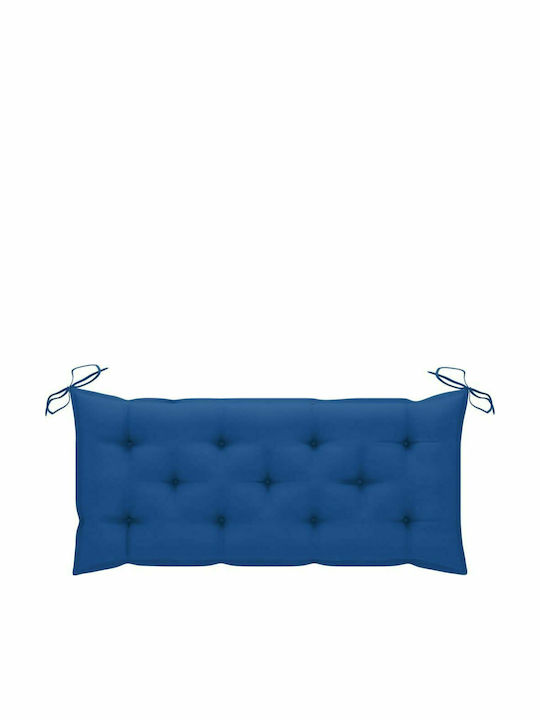 Bancă Exterior Bambus cu Perne 120x55x90cm