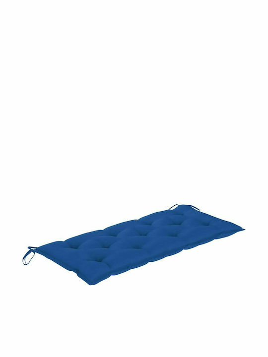 Bancă Exterior Bambus cu Perne 120x55x90cm