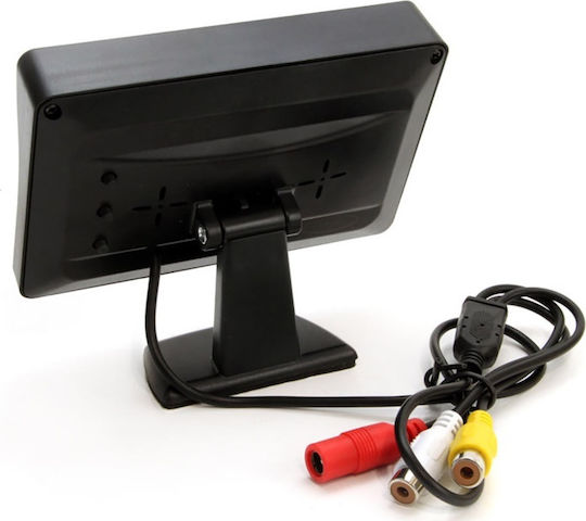 AMiO Car Parking System with Camera / Screen / Buzzer and 4 Sensors in Black Color
