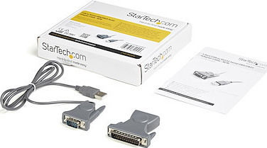 StarTech Cable RS232 9-pin male to USB-A 0.9m (ICUSB232DB25) 1pcs