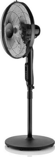 ETA Naos 2607 90000 Pedestal Fan 50W Diameter 43cm with Remote Control Black