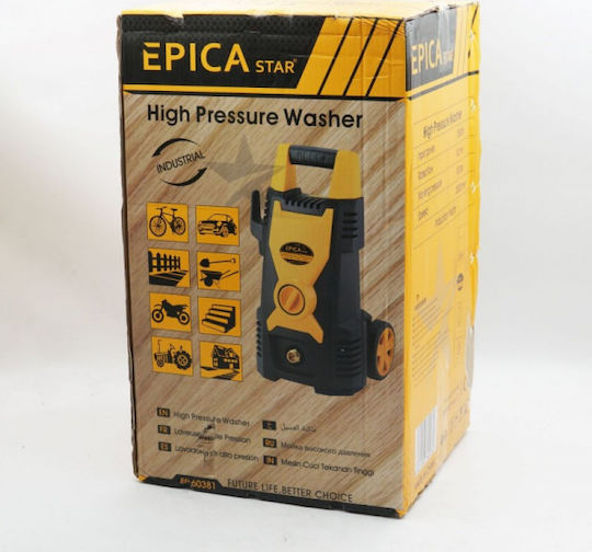 Epica Star Πλυστικό Ρεύματος 1500W με Πίεση 80bar