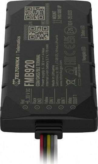 Teltonika GPS Tracker FMB920 GNSS / GPRS / GSM / Bluetooth for Cars / Trucks