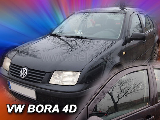 Heko Set of Windbreakers Front Car Dark Fime for Volkswagen Bora / Beetle 2pcs