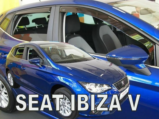 Heko Satz Windabweiser Vordere und Hintere Dark Fime für Seat Cordoba 4Stück