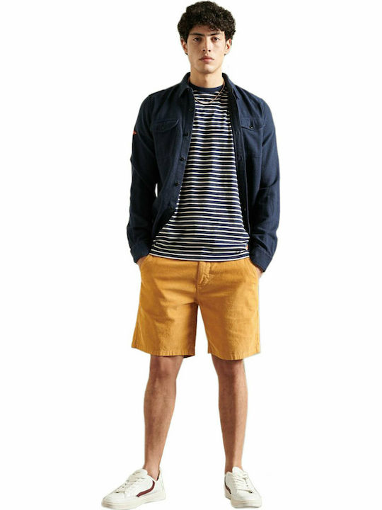 Superdry Cali Surf Breton Тениска Тъмносиня