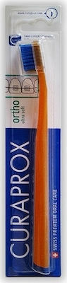 Curaprox CS 5460 Ortho Manual Toothbrush Ultra Soft Orange / Blue 1pcs