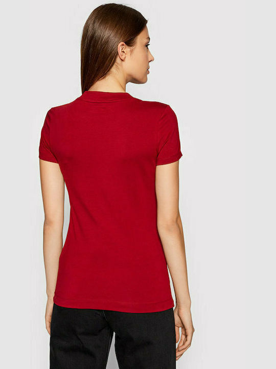Guess Γυναικείο T-shirt Κόκκινο