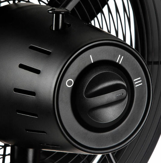 Gruppe FT-30ME Tischventilator 35W Lüfterdurchmesser 30cm Schwarzer