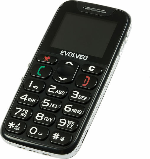 Evolveo Easyphone EP500 Single SIM Mobile with Large Buttons Black