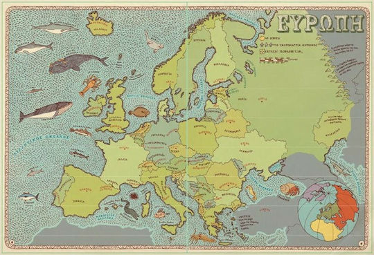 Χάρτες, Ένα εικονογραφημένο ταξίδι στον κόσμο