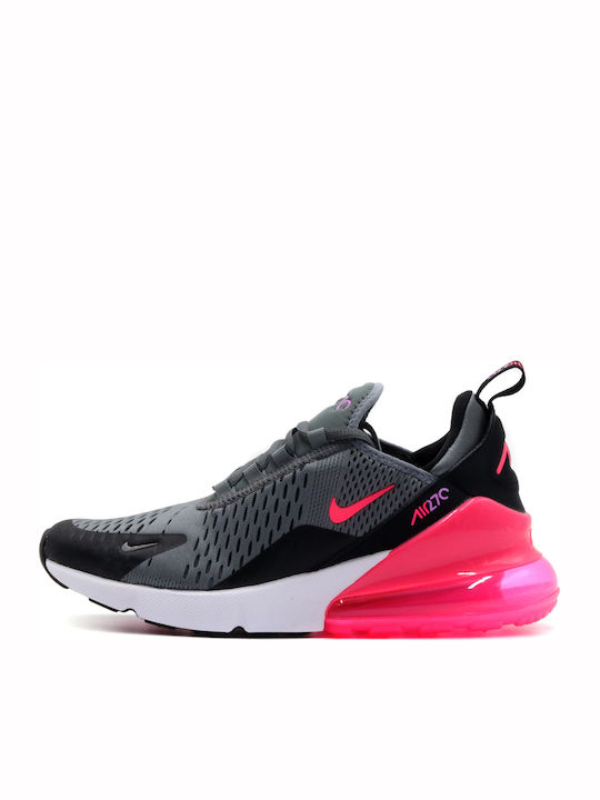 Air Max 270 Παιδικά Sneakers Smoke Grey / Hyper Pink / Black