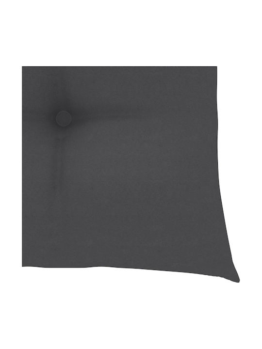 Gartenstühle Hölzernes Teak mit Anthrazitfarbenen Kissen mit Kissen 2Stücke 50x53x90cm