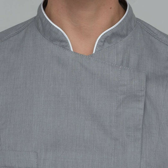 Giblor's Mantel Koch 100% Baumwolle Damen Gray mit Langärmelig Tania