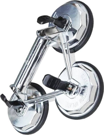 Inter Aluminum Triple Work Suction Cup 115mm with Max Lifting Weight 150kg
