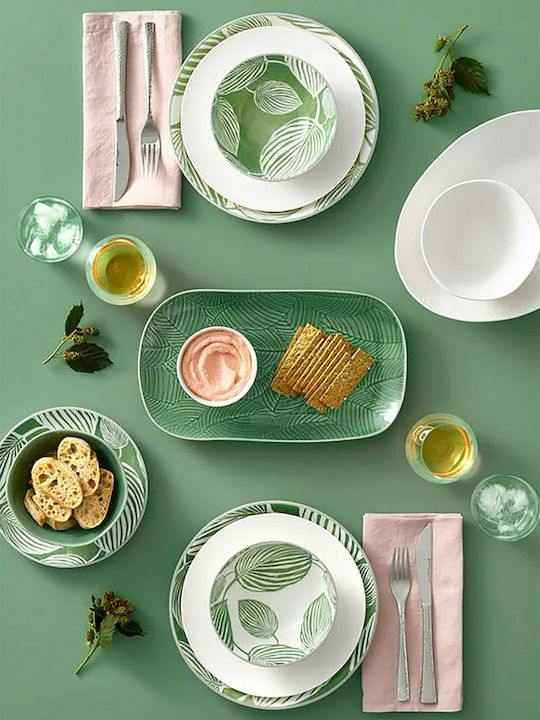 Maxwell & Williams Rectangulars Ceramic Serving Platter Kiwi Panama Green 39x23cm
