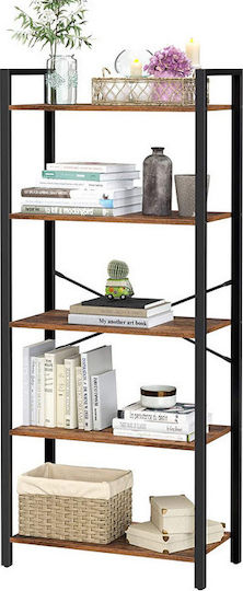 Vasagle Bücherregal Braun 66x30x153cm