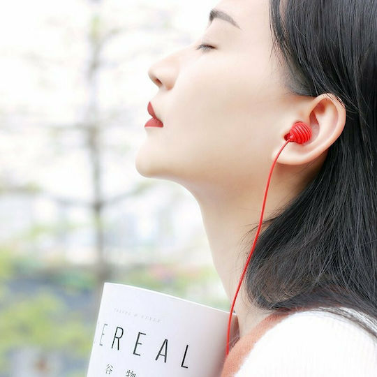 Joyroom EL112 In-ear Handsfree με Βύσμα 3.5mm Κόκκινο