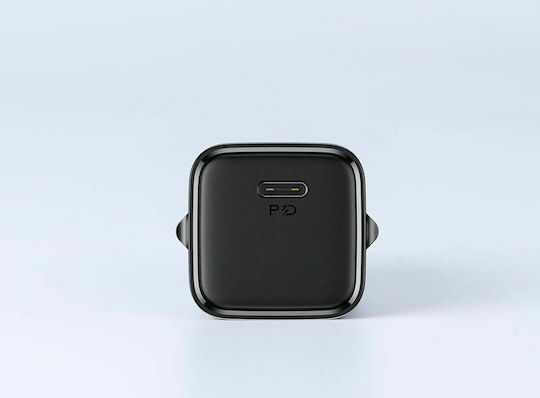 Joyroom Φορτιστής Χωρίς Καλώδιο με Θύρα USB-C Power Delivery Μαύρος (L-P202)