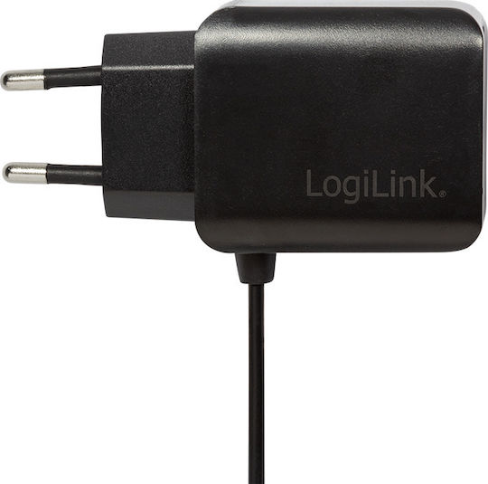 LogiLink Charger with Integrated Cable micro USB Blacks (PA0157)