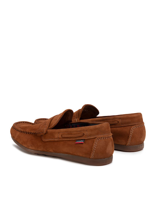 Wildleder Herren Mokassins in Braun Farbe