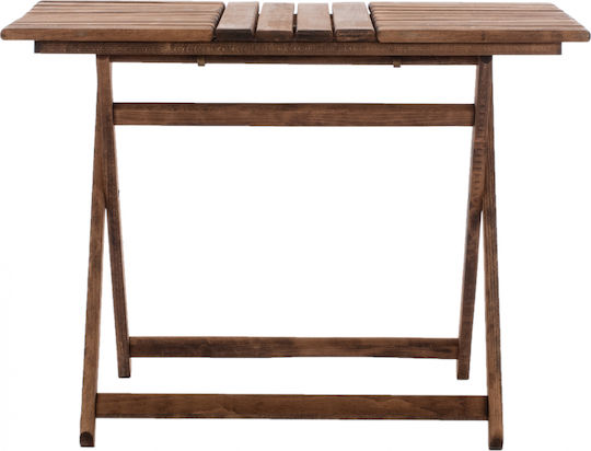 Tisch Lemnos Zusammenklappbar 101.5x63x75cm Walnut