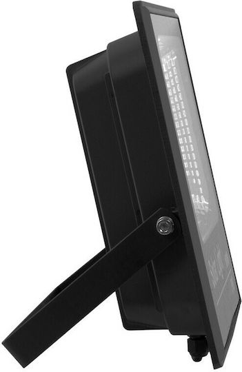 GloboStar Waterproof Solar LED Flood Light 100W Cold White 6000K with Photocell and Remote Control IP66