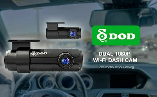 DOD DOD RC500S Σετ Κάμερα DVR Αυτοκινήτου 1080P Wi-Fi & Κάμερα Οπισθοπορείας