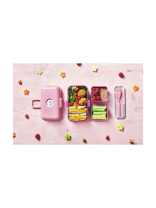 Monbento Microwave Plastic Lunch Box Bento Pink Blush 800ml