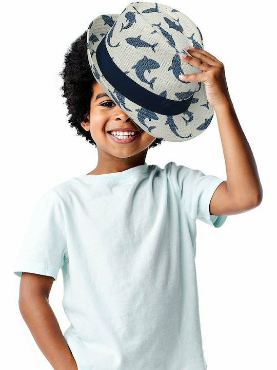 Flapjackkids Kids' Hat Fedora Straw Beige