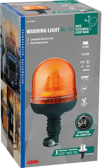 Lampa Auto-Leuchtturm LED 9 - 32V 13cm mit Orange Beleuchtung