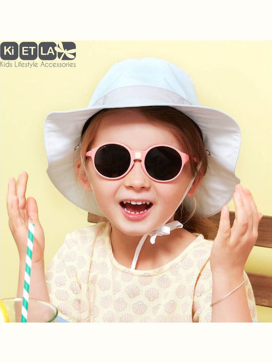 KiETLA Kids' Hat Fabric Sunscreen Panama Light Blue