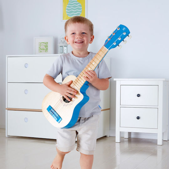 Hape Дървена Китара Lagoon за 4+ Години