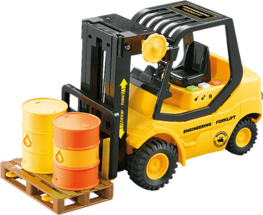 Group Operation Clark With Barrels Sound & Light Loader Scale 1:16 For Ages 3+