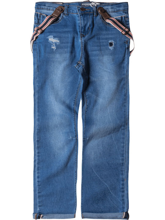 New College Kids' Denim Pants Blue