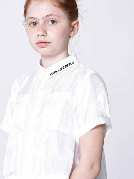 Karl Lagerfeld Kids One Color Shirt White