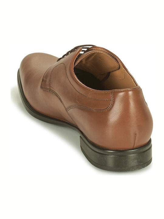 U Iacopo Men's Leather Dress Shoes Brown