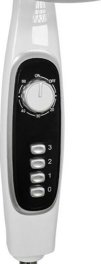 Hoomei Ventilator Sockel 60W Lüfterdurchmesser 40cm Weiß