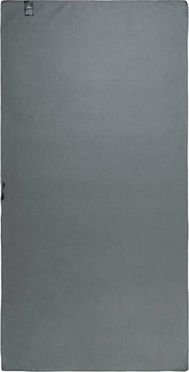 Emerson Πετσέτα Microfiber Σώματος Διπλής Όψεως Αντιβακτηριδιακή Γκρι 160x80εκ.