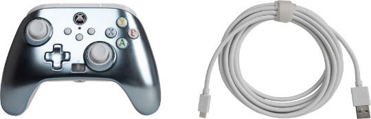 PowerA Enhanced Wired Gamepad for Xbox Series Metallic Ice